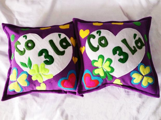 Gối vuông đặt theo yêu cầu - size 35x35