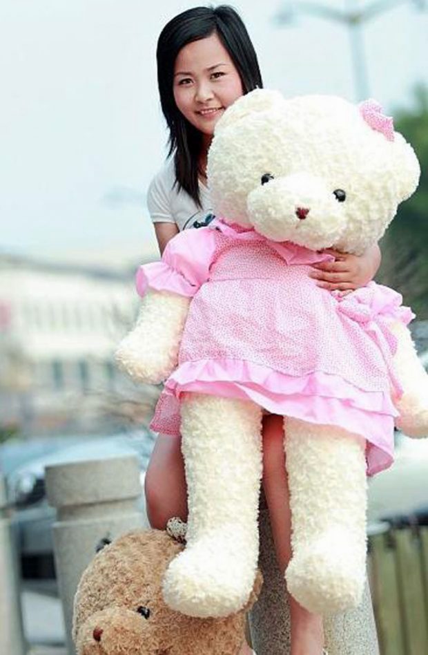 Gấu Teddy Trắng - Gấu Bông Cần Thơ