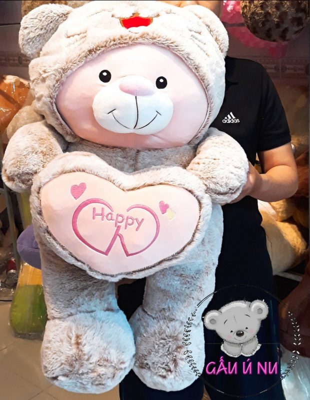 Gấu bông Cosplay màu xám