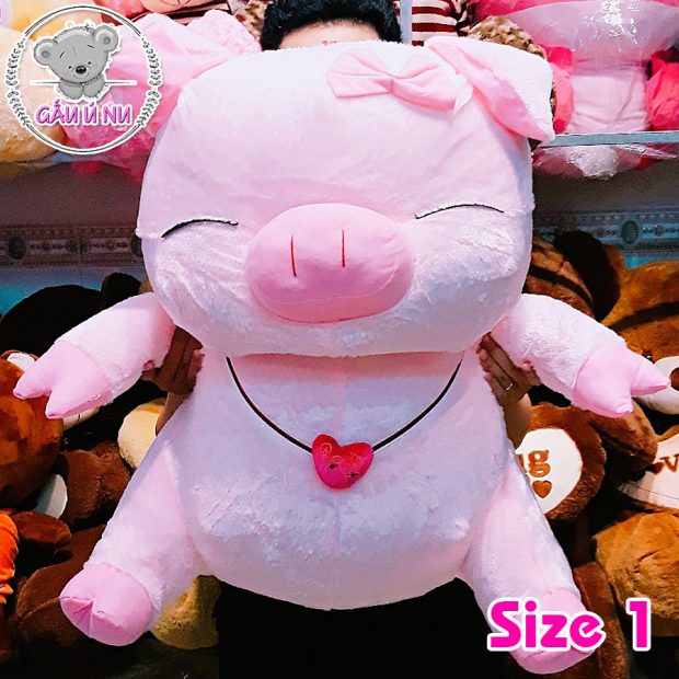 Heo hí Hana size 1 màu hồng