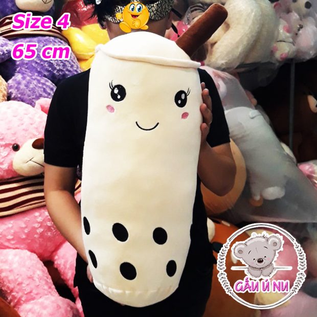 Size "trà sữa" lớn nhất của shop (size 4) có chiều cao 65cm